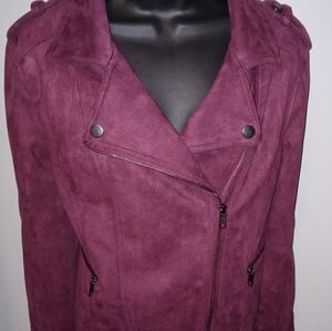 Suede Cropped Jacket